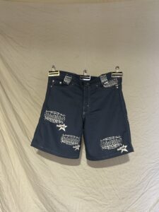 Quibs Bull Denim Shorts